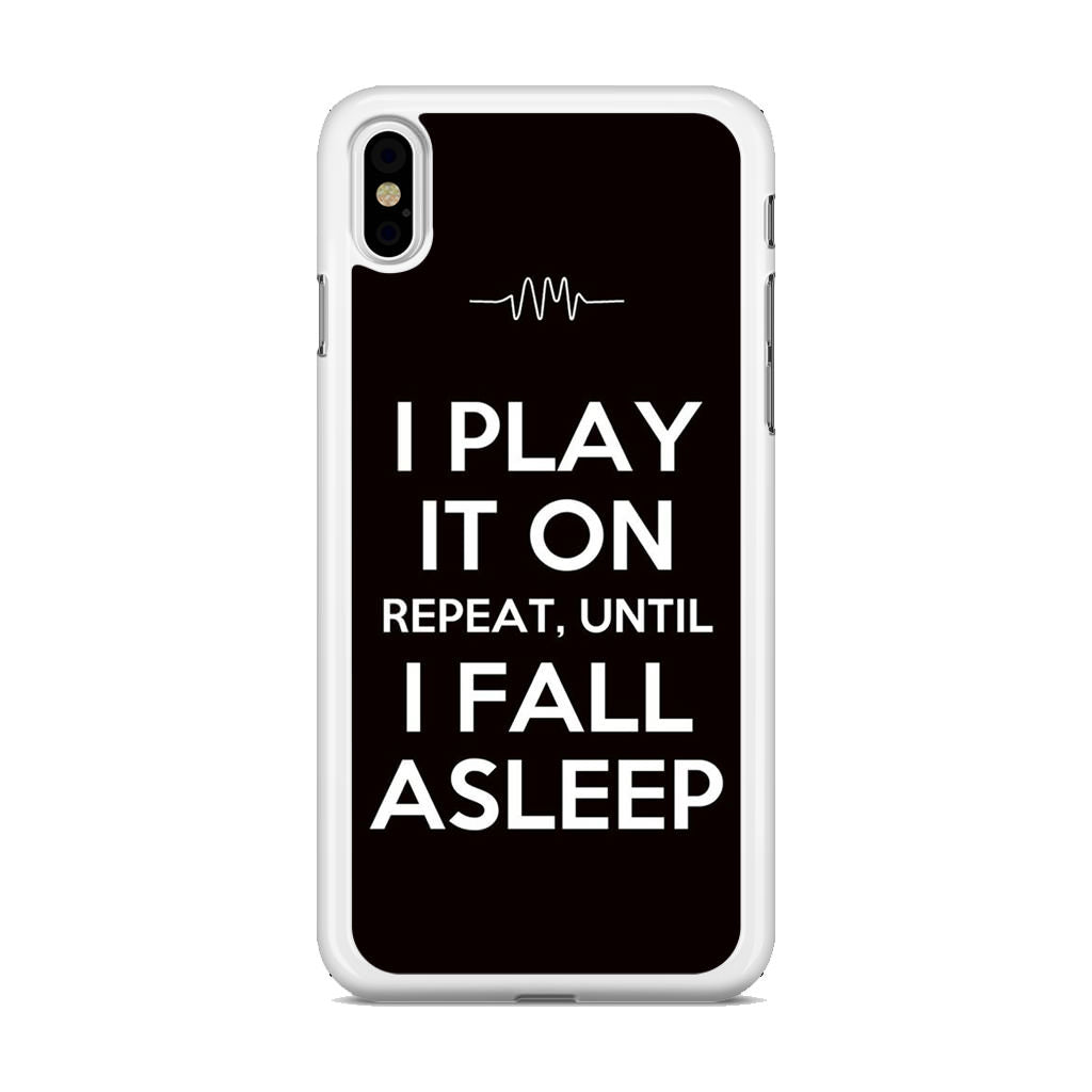 I Play It On Repeat iPhone X / XS / XS Max Case