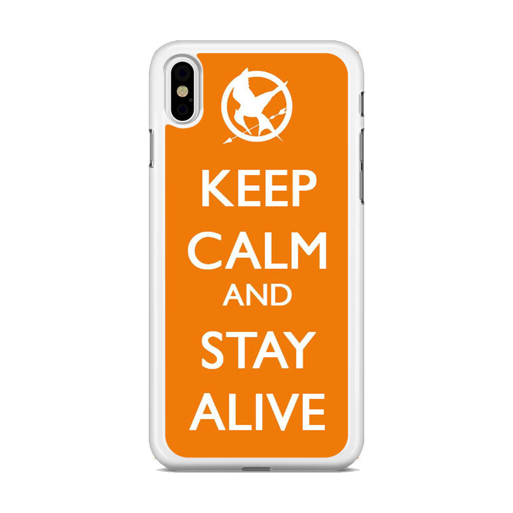 Keep Calm and Stay Alive iPhone X / XS / XS Max Case