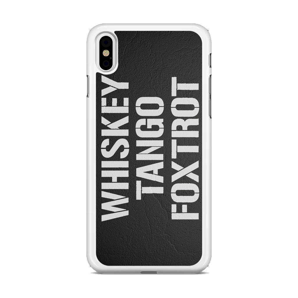 Military Signal Code iPhone X / XS / XS Max Case