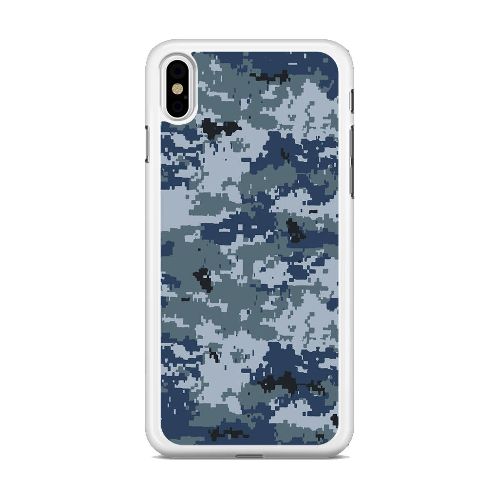 Navy Camo iPhone X / XS / XS Max Case