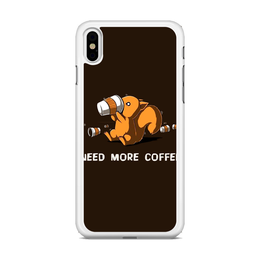 Need More Coffee Programmer Story iPhone X / XS / XS Max Case