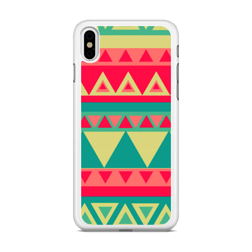 Old Aztec Pattern iPhone X / XS / XS Max Case