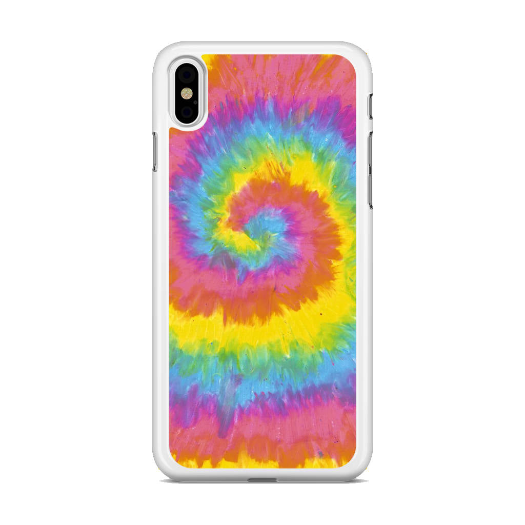 Pastel Rainbow Tie Dye iPhone X / XS / XS Max Case