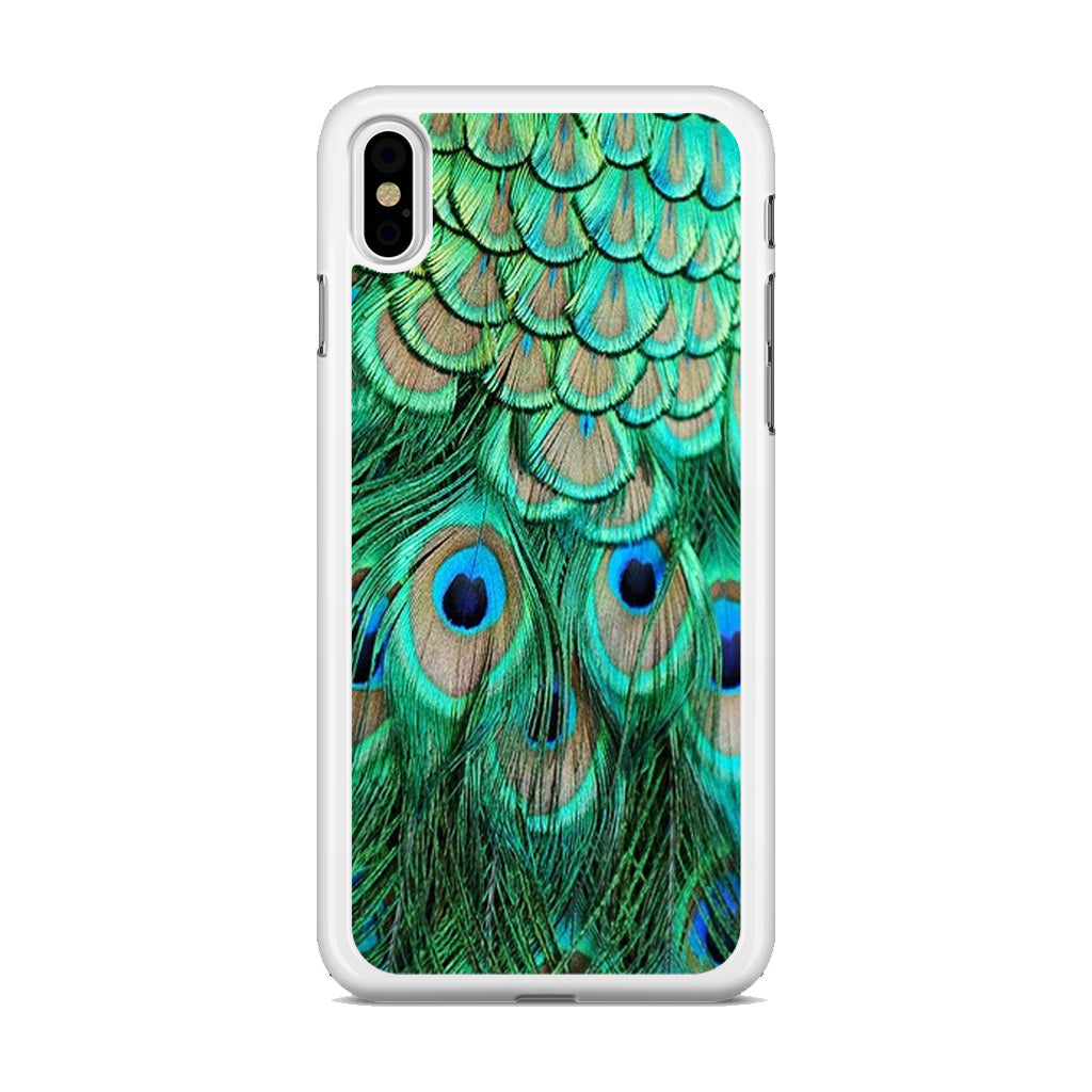 Peacock Feather iPhone X / XS / XS Max Case