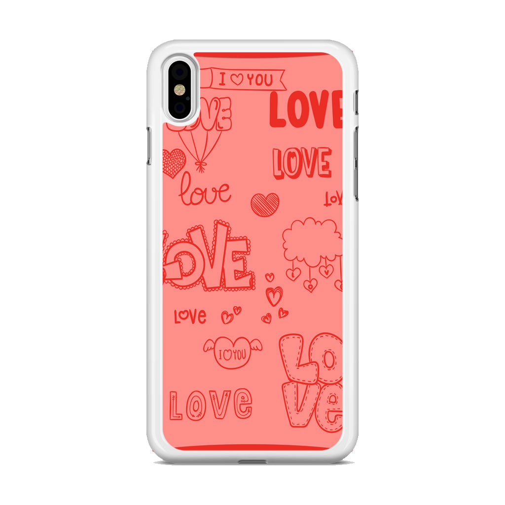 Pink Lover iPhone X / XS / XS Max Case