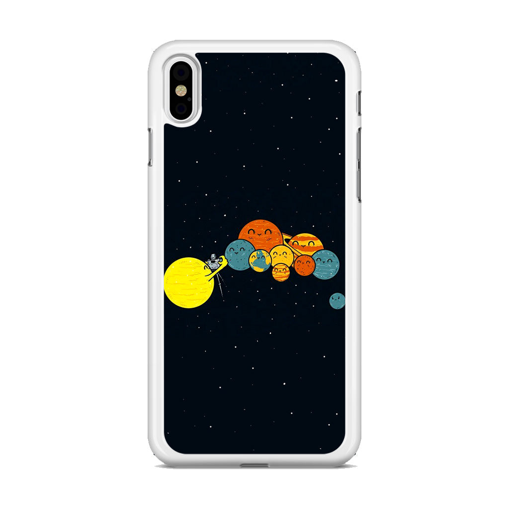 Planet Cute Illustration iPhone X / XS / XS Max Case