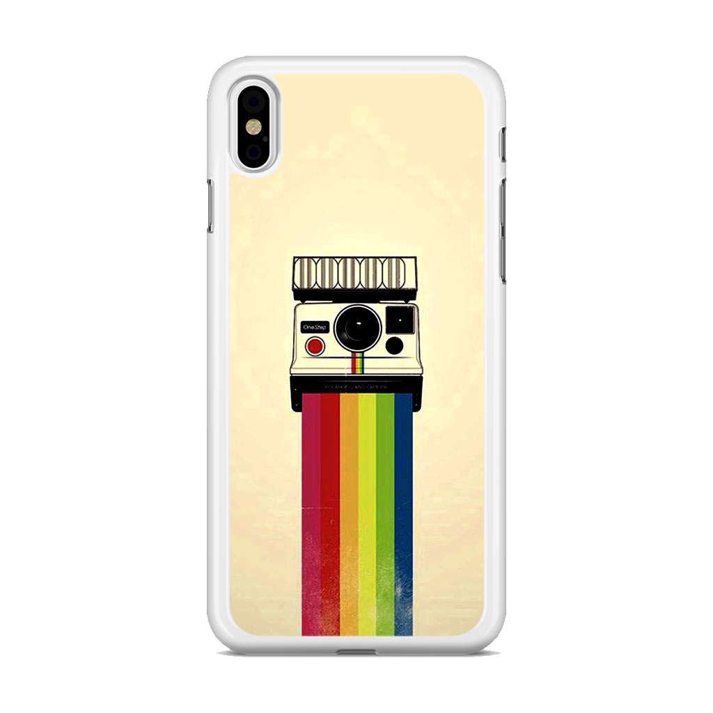 Polaroid Camera Colorful Rainbow iPhone X / XS / XS Max Case