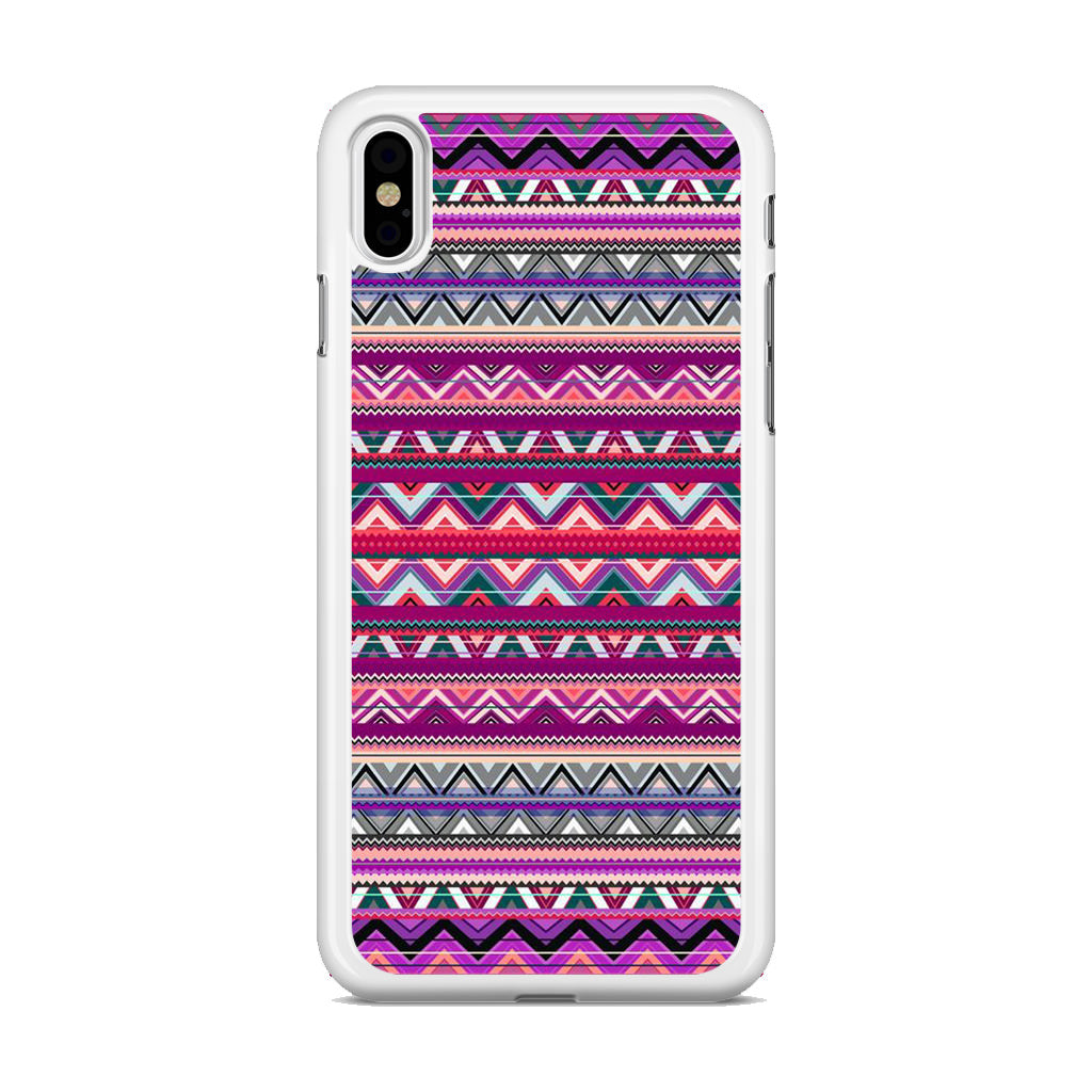 Purple Aztec Art iPhone X / XS / XS Max Case