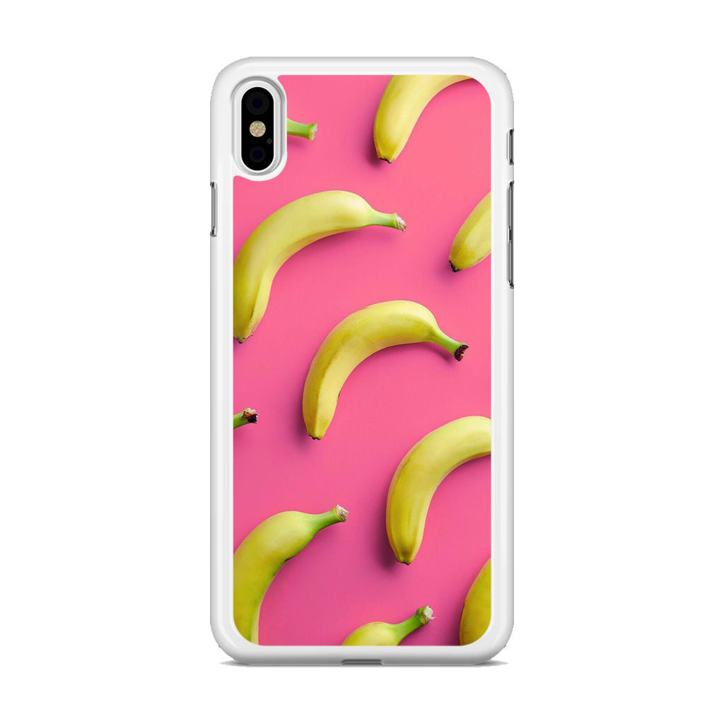 Real Bananas Fruit Pattern iPhone X / XS / XS Max Case