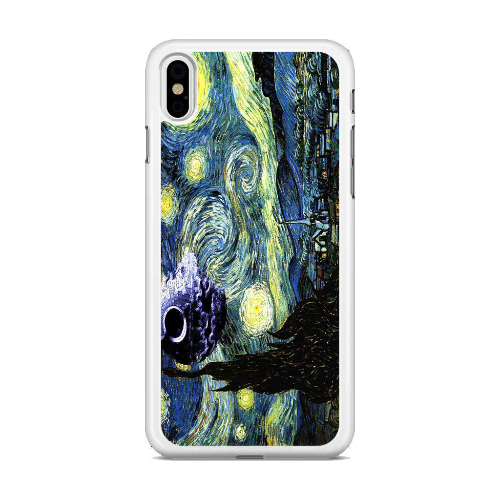 Skellington on a Starry Night iPhone X / XS / XS Max Case