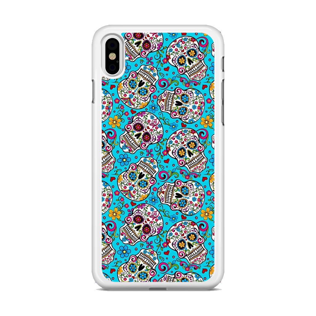 Skull Floral Sugar iPhone X / XS / XS Max Case