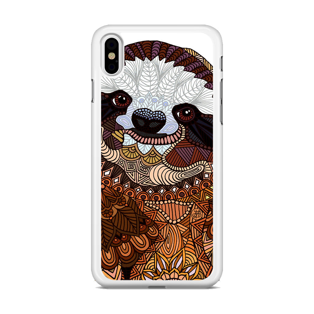 Sloth Ethnic Pattern iPhone X / XS / XS Max Case