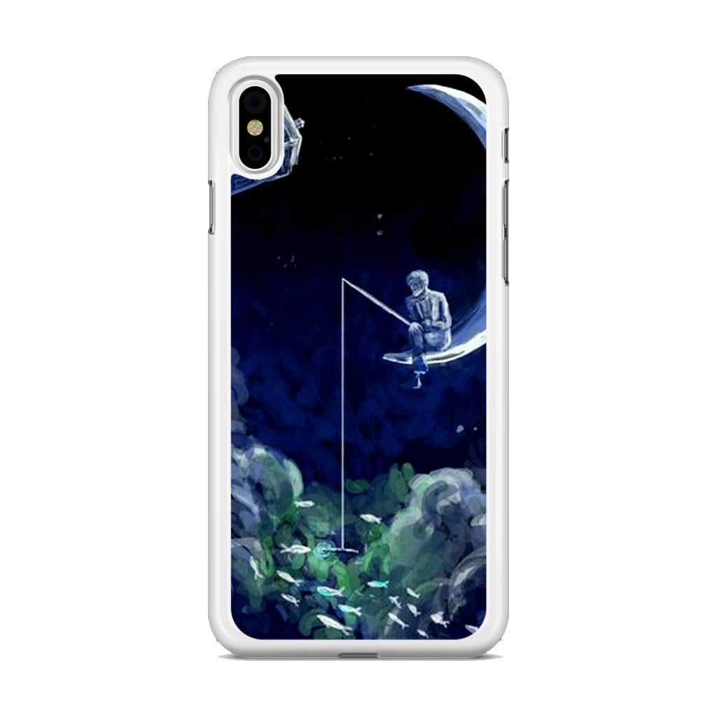 Tardis Walking To The Moon iPhone X / XS / XS Max Case