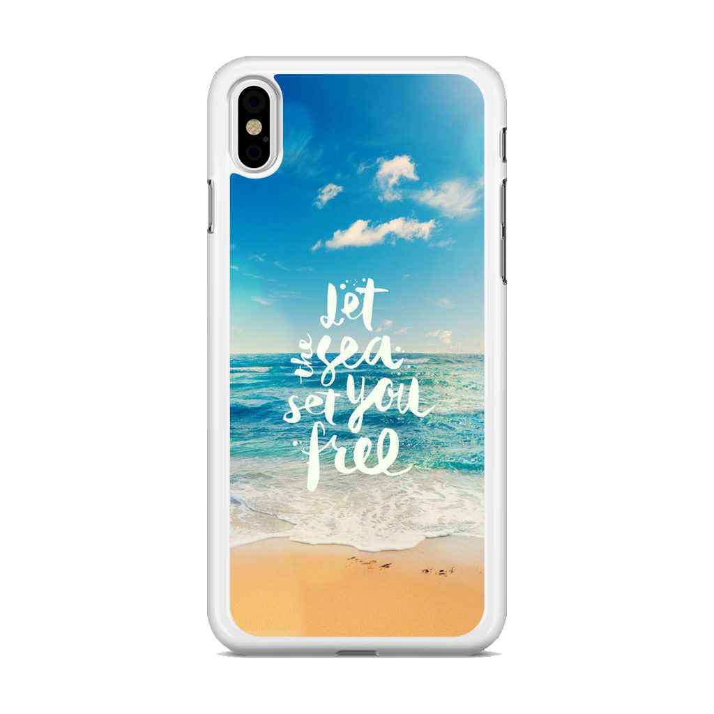 The Sea Set You Free iPhone X / XS / XS Max Case