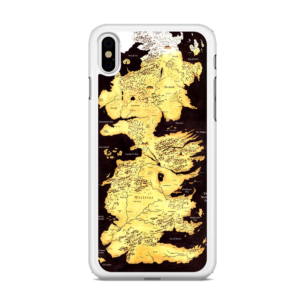 Westeros Map iPhone X / XS / XS Max Case