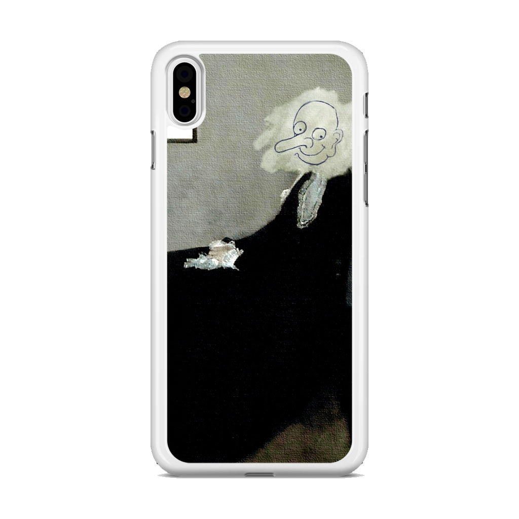 Whistler's Mother by Mr. Bean iPhone X / XS / XS Max Case