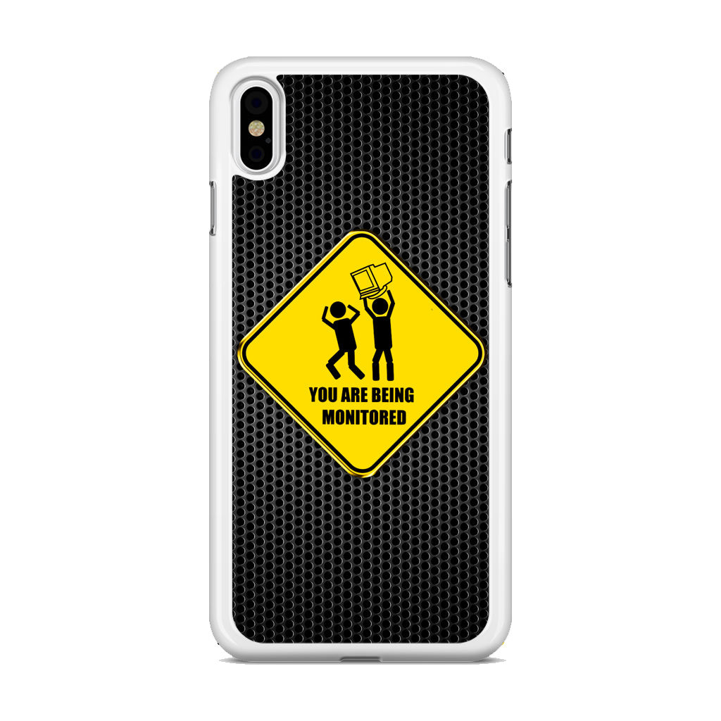 You Are Being Monitored iPhone X / XS / XS Max Case