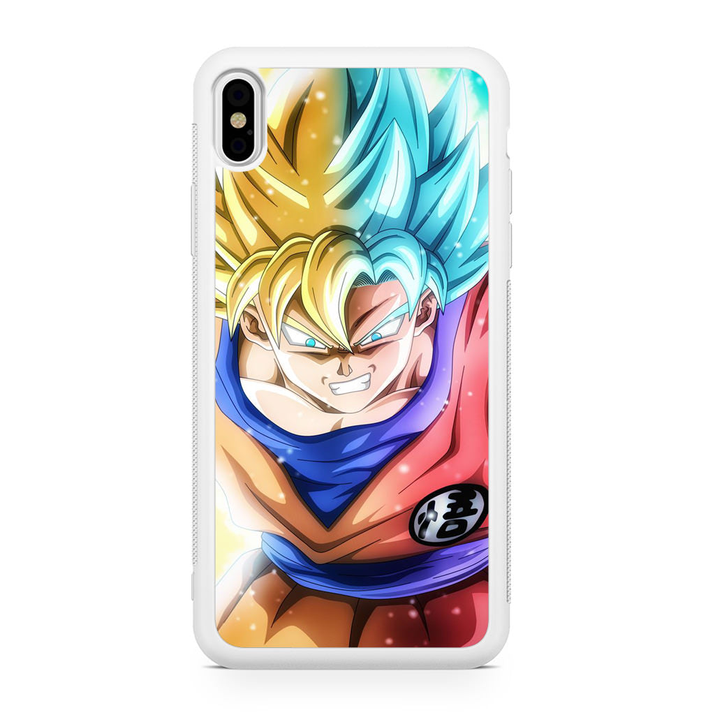 Goku SSJ 1 to SSJ Blue iPhone X / XS / XS Max Case