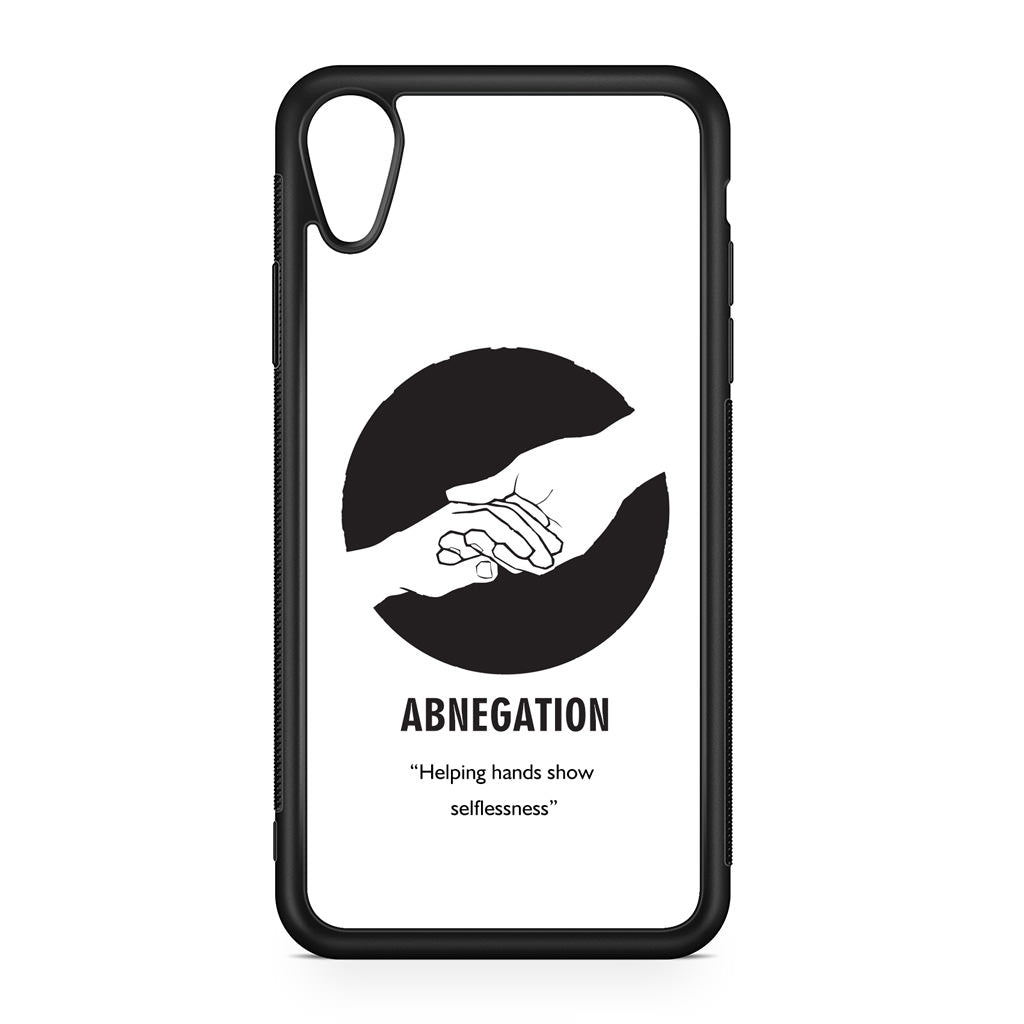 Abnegation Divergent Faction iPhone XR Case