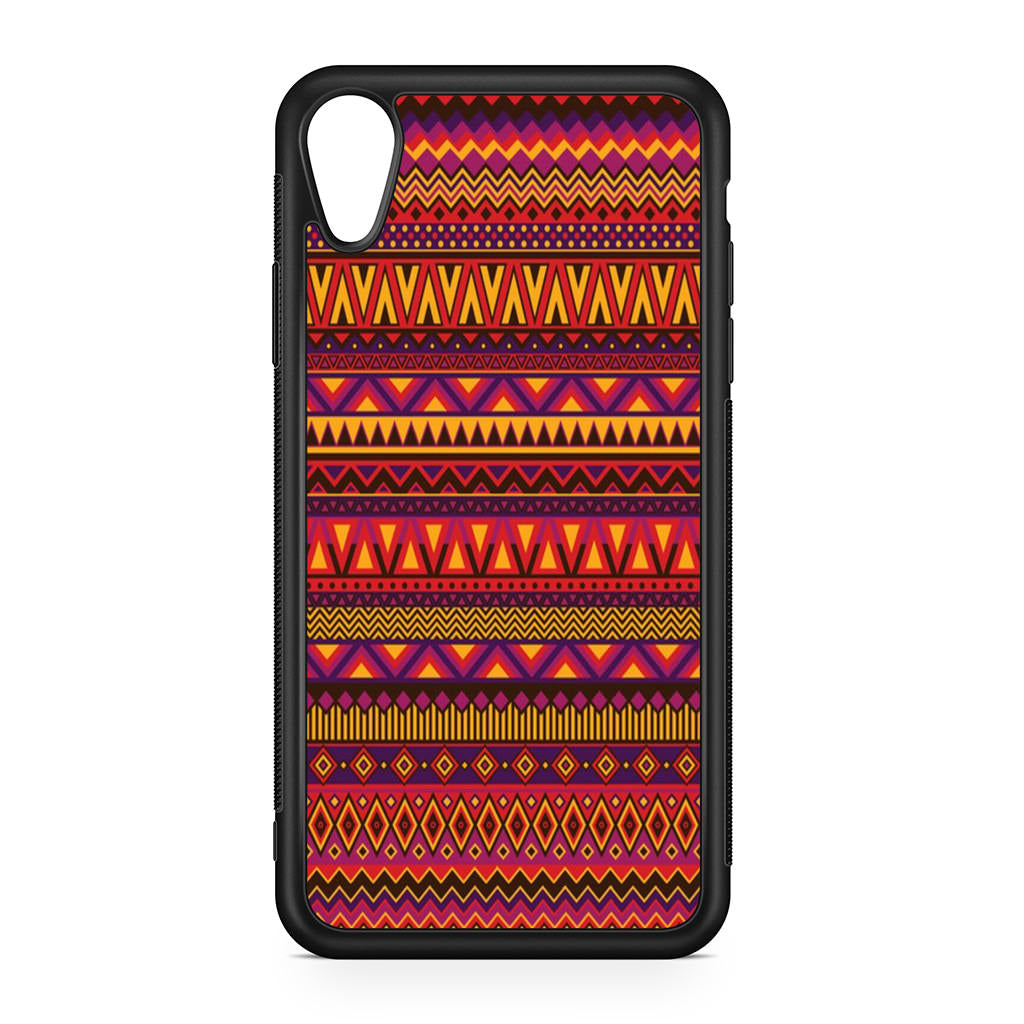 African Aztec Pattern iPhone XR Case