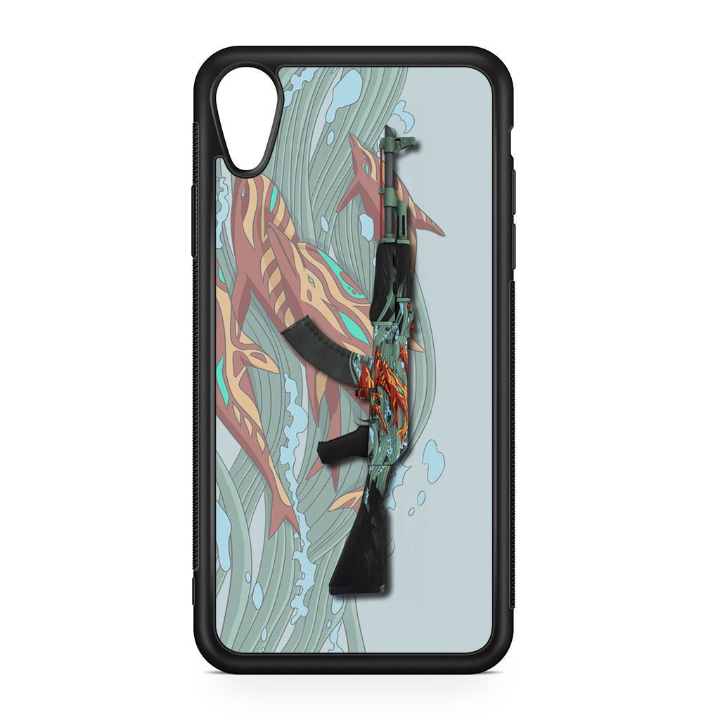 AK-47 Aquamarine Revenge iPhone XR Case