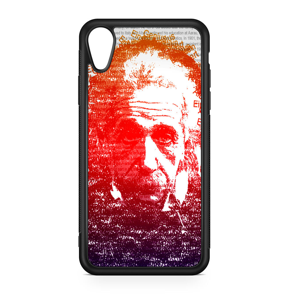 Albert Einstein Art iPhone XR Case