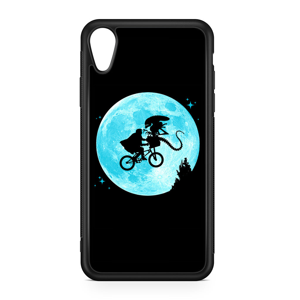 Alien Bike to the Moon iPhone XR Case