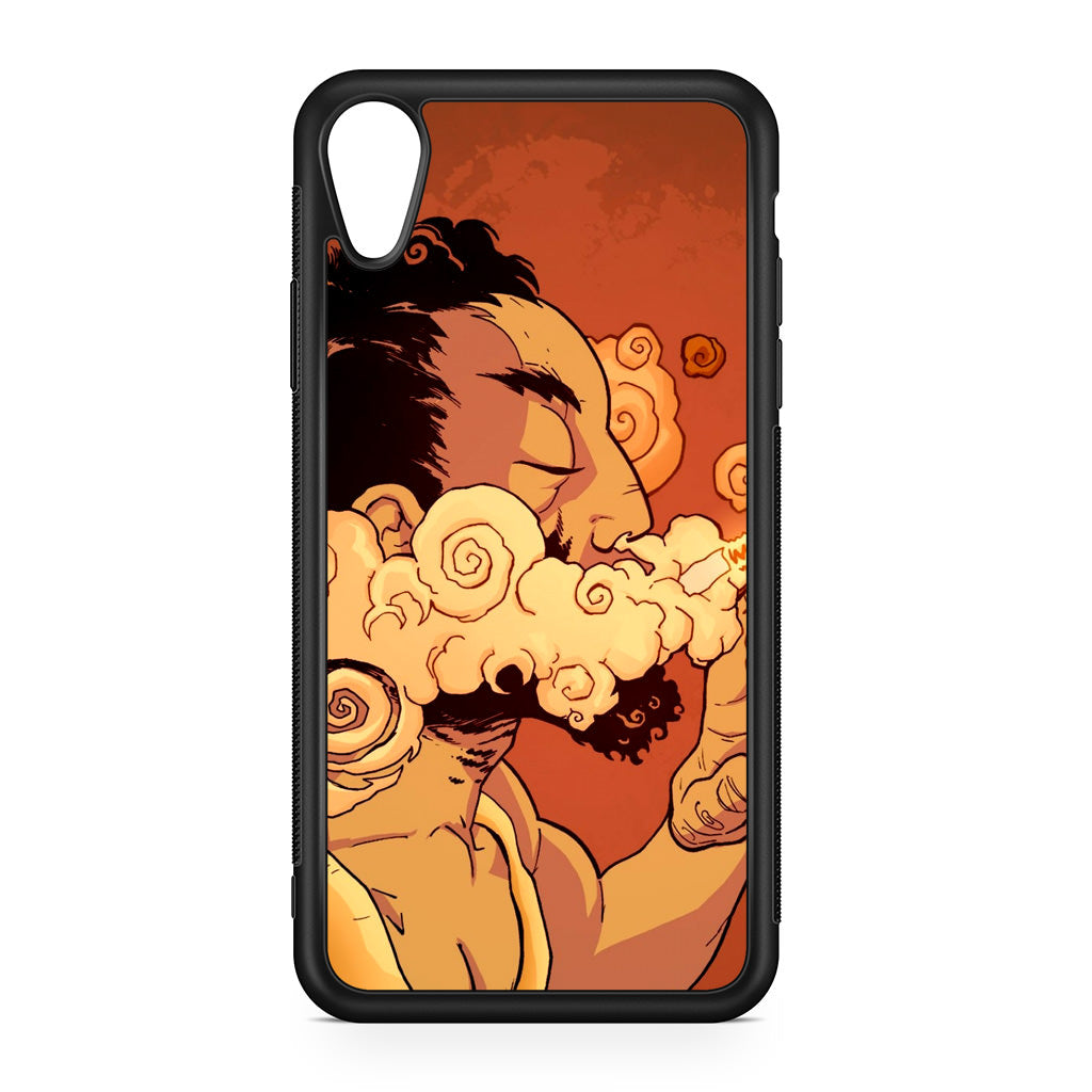 Artistic Psychedelic Smoke iPhone XR Case