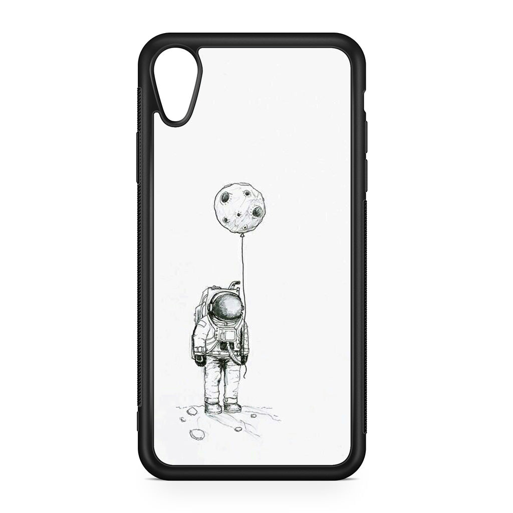 Astronaut Moon Balloon iPhone XR Case