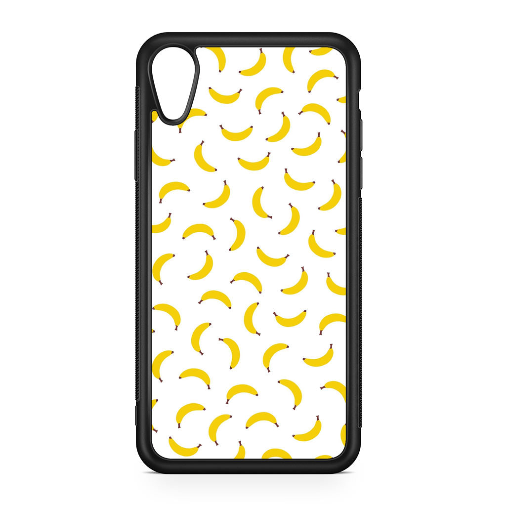 Bananas Fruit Pattern iPhone XR Case