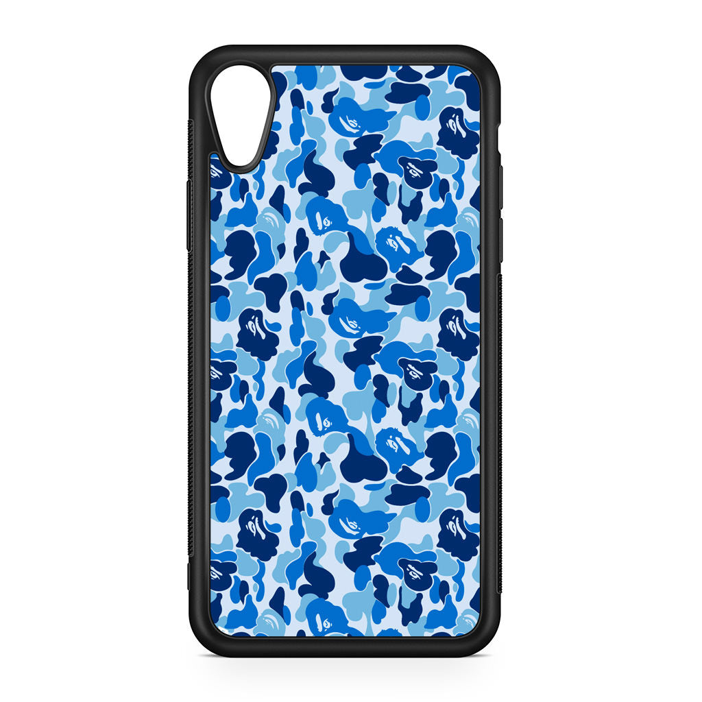 Blue Camo iPhone XR Case