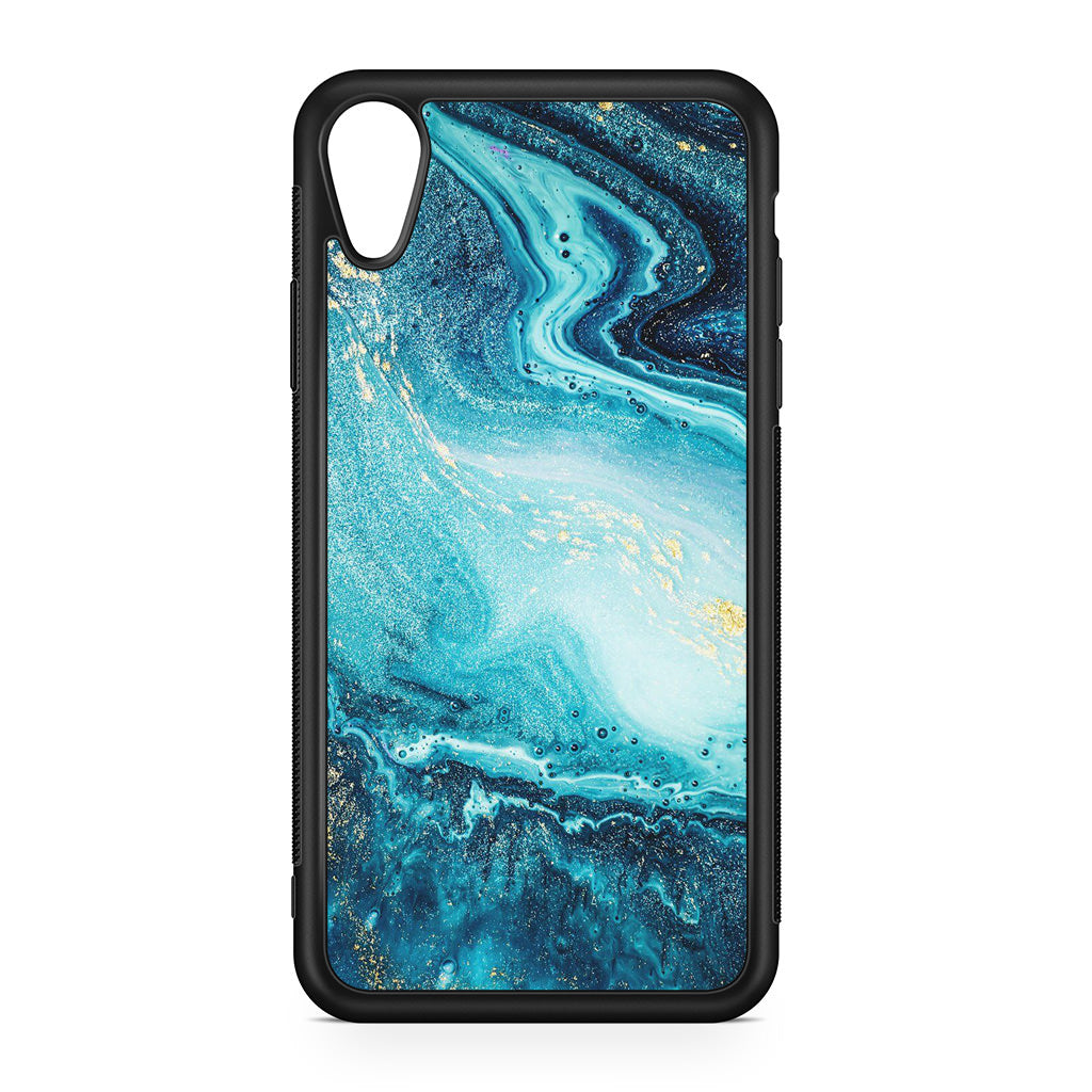 Blue Water Glitter iPhone XR Case