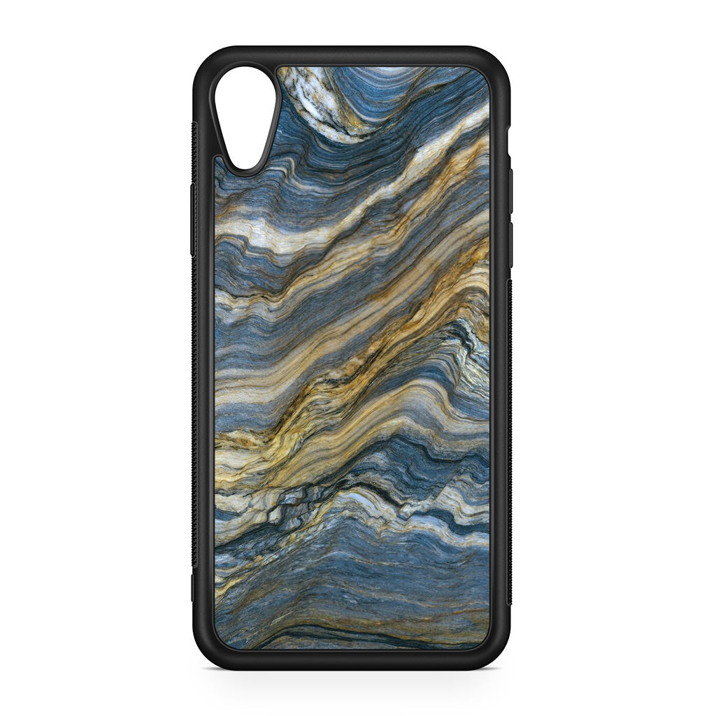 Blue Wave Marble iPhone XR Case