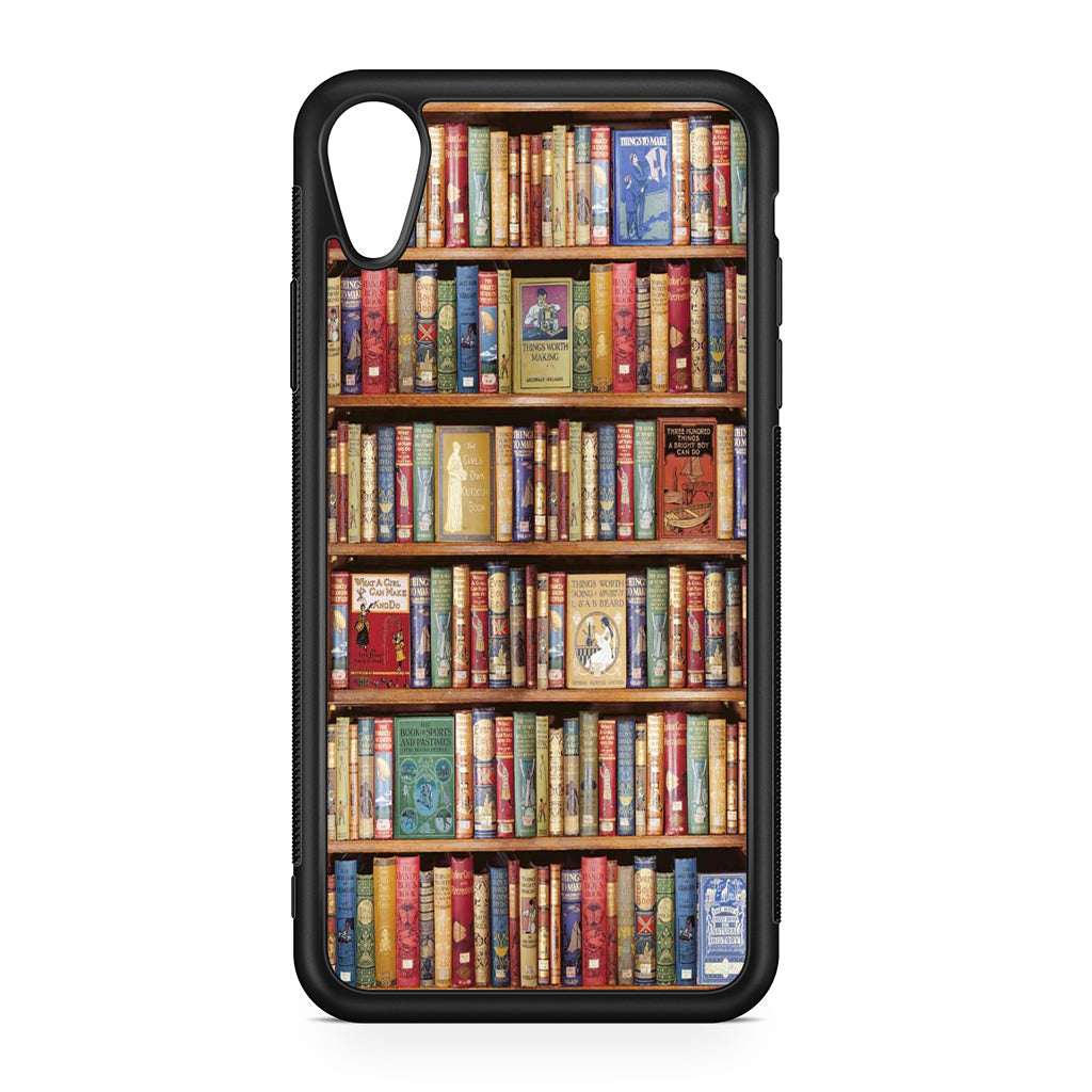 Bookshelf Library iPhone XR Case