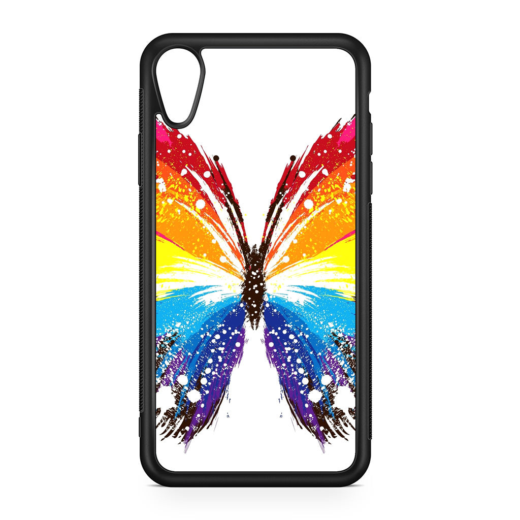 Butterfly Abstract Colorful iPhone XR Case