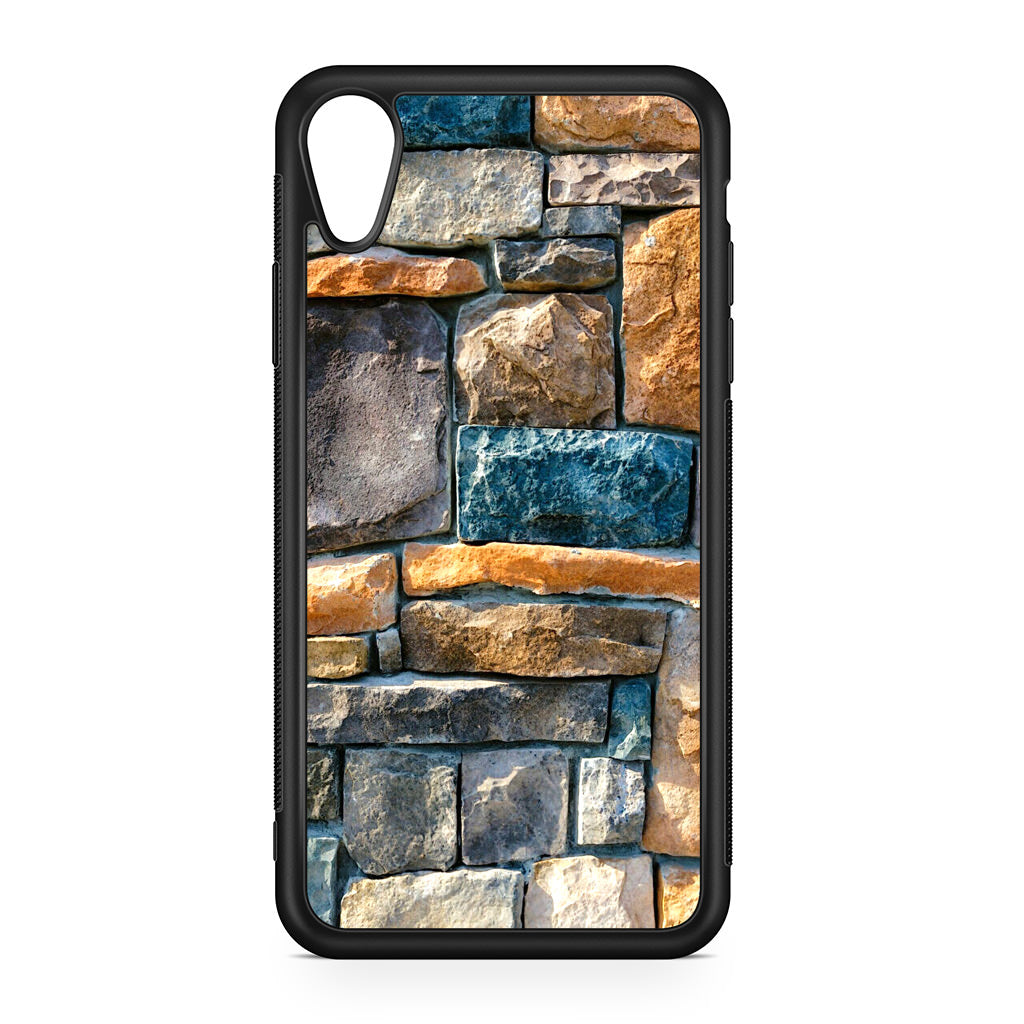 Colored Stone Piles iPhone XR Case