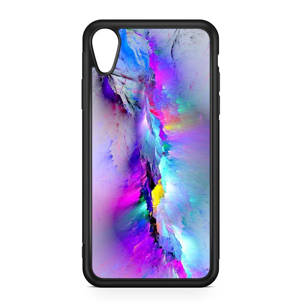 Colorful Abstract Smudges iPhone XR Case