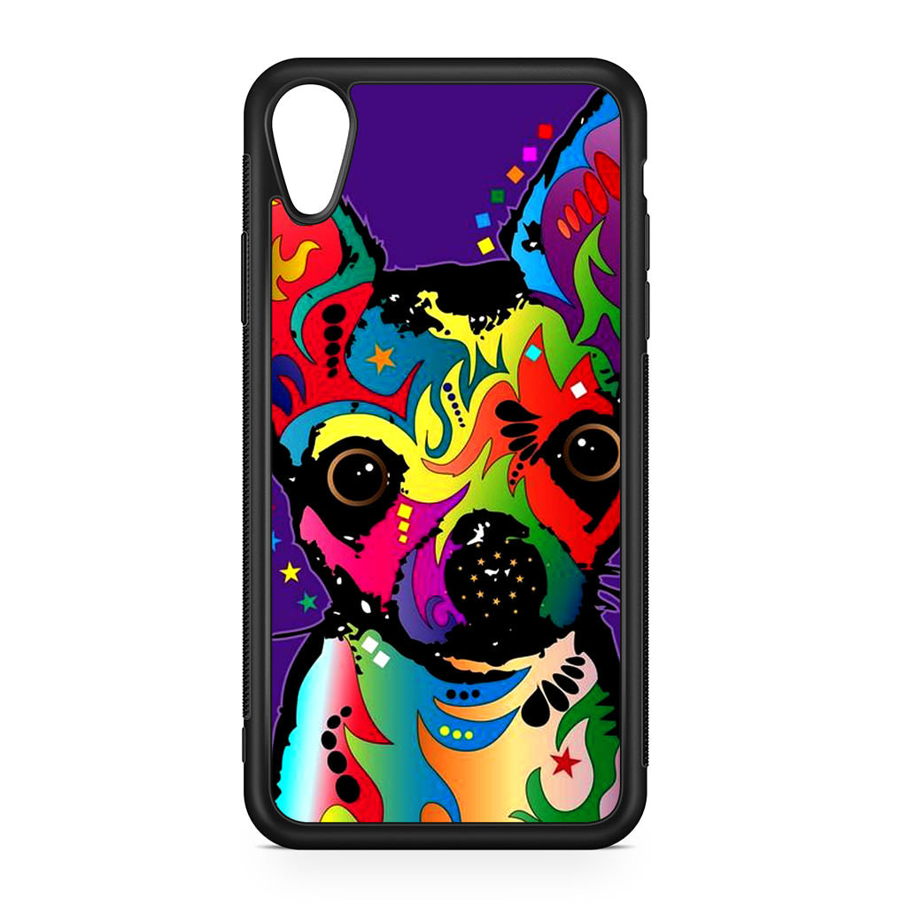 Colorful Chihuahua iPhone XR Case