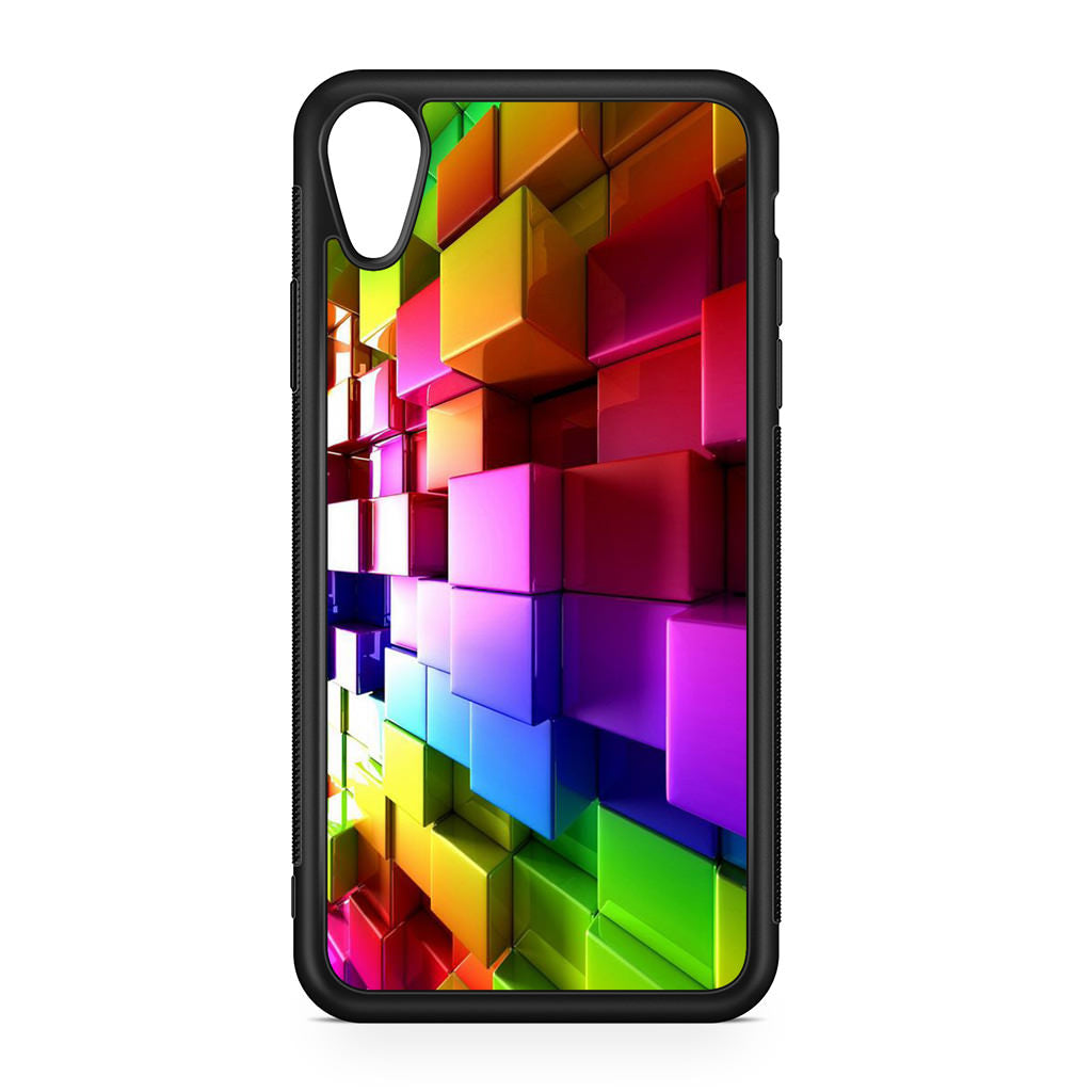 Colorful Cubes iPhone XR Case