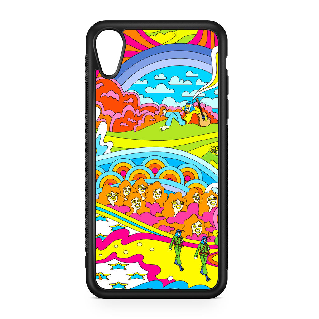 Colorful Doodle iPhone XR Case