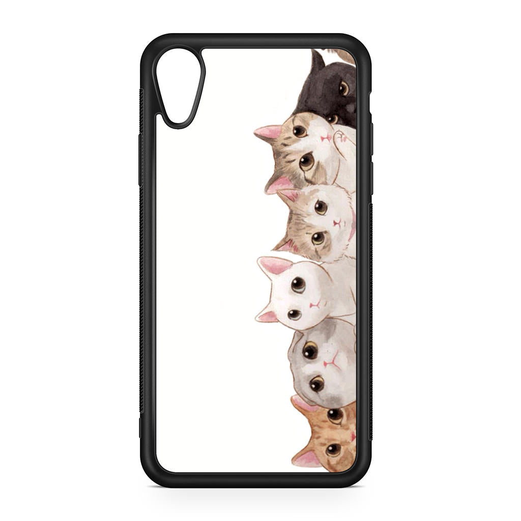 Cute Cats Vertical iPhone XR Case