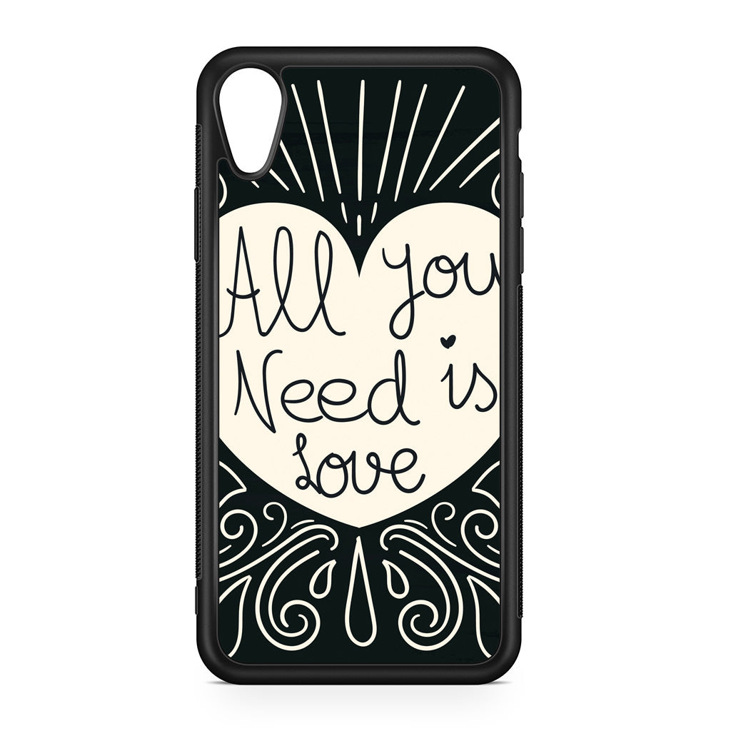 Drawn Love iPhone XR Case