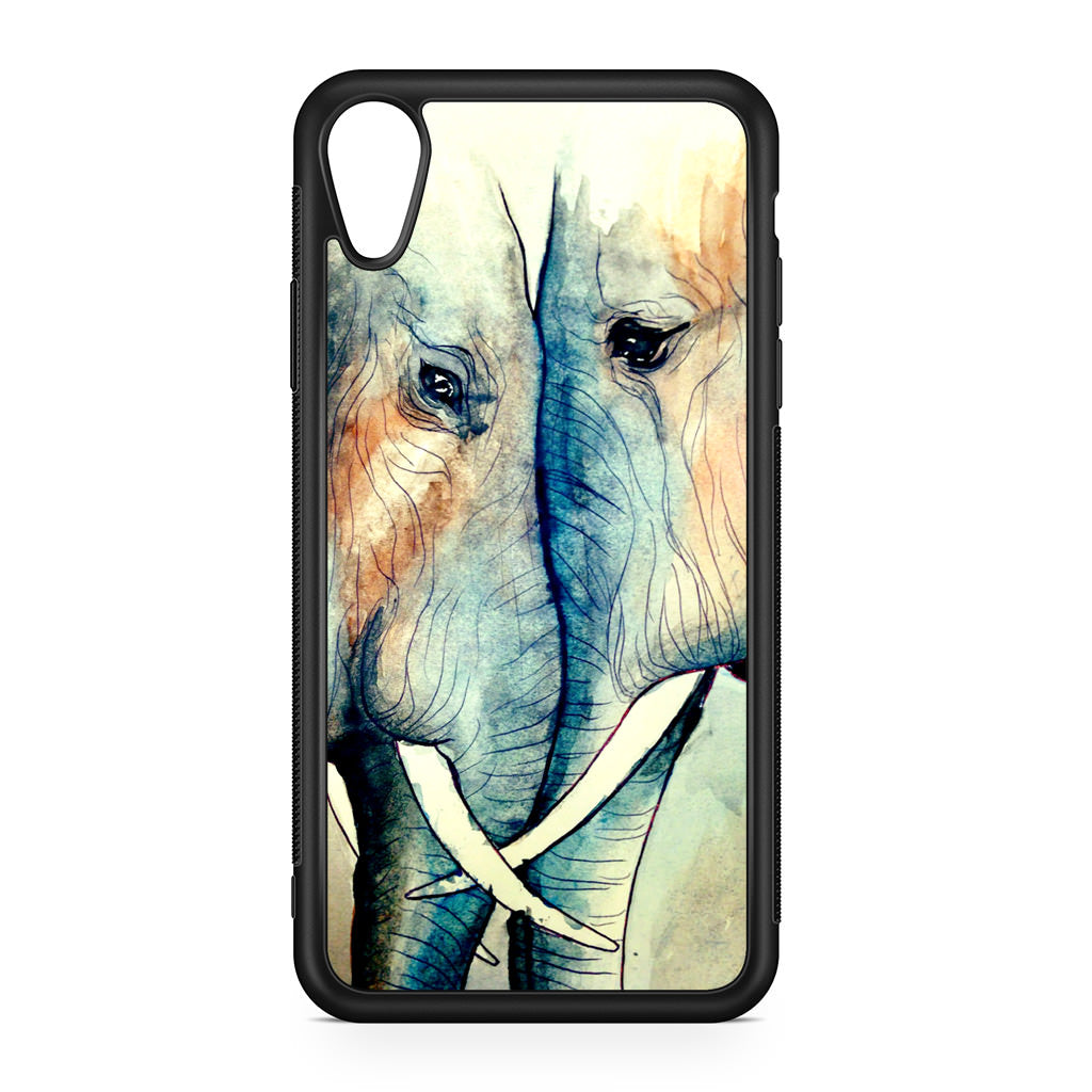 Elephants Sadness iPhone XR Case