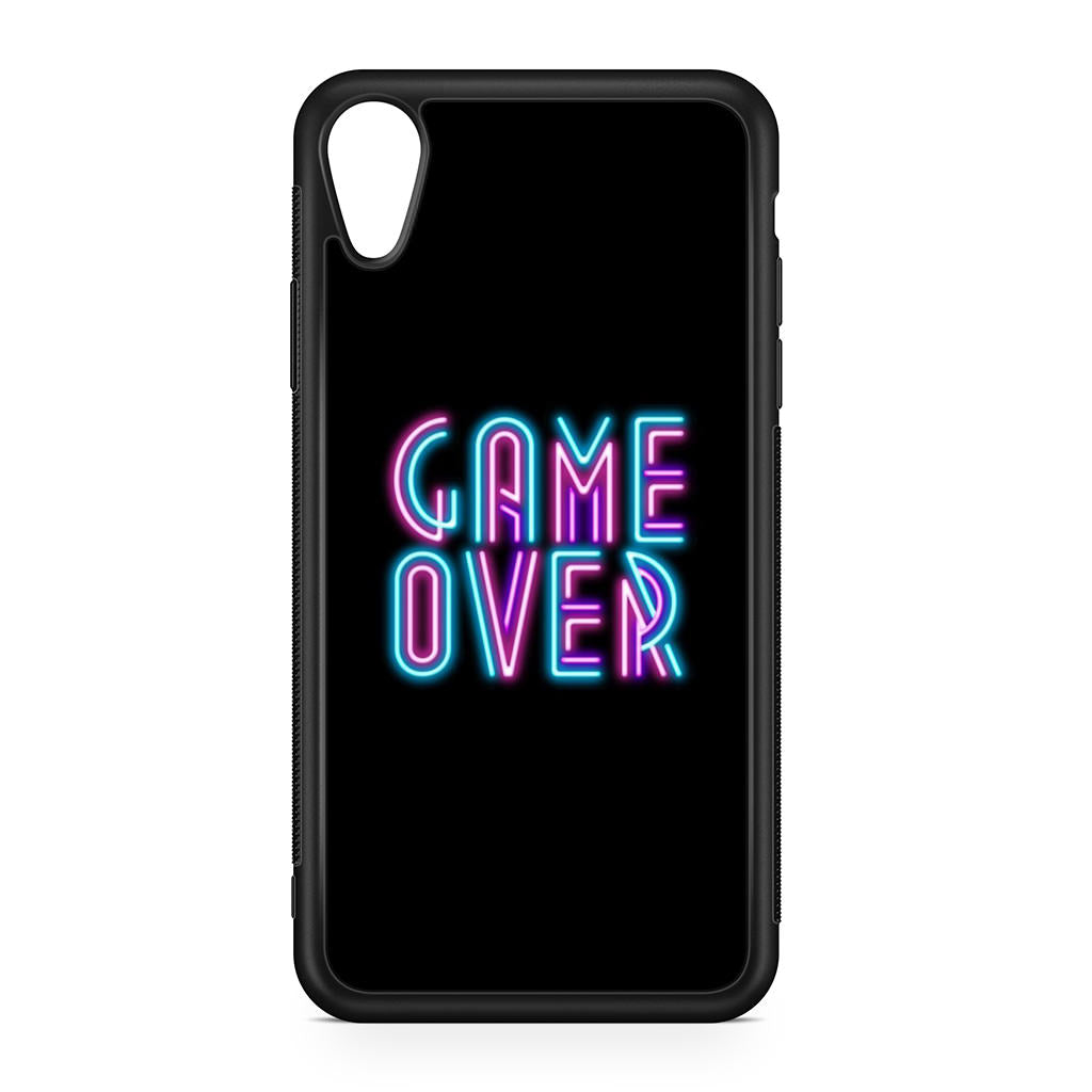 Game Over Neon iPhone XR Case