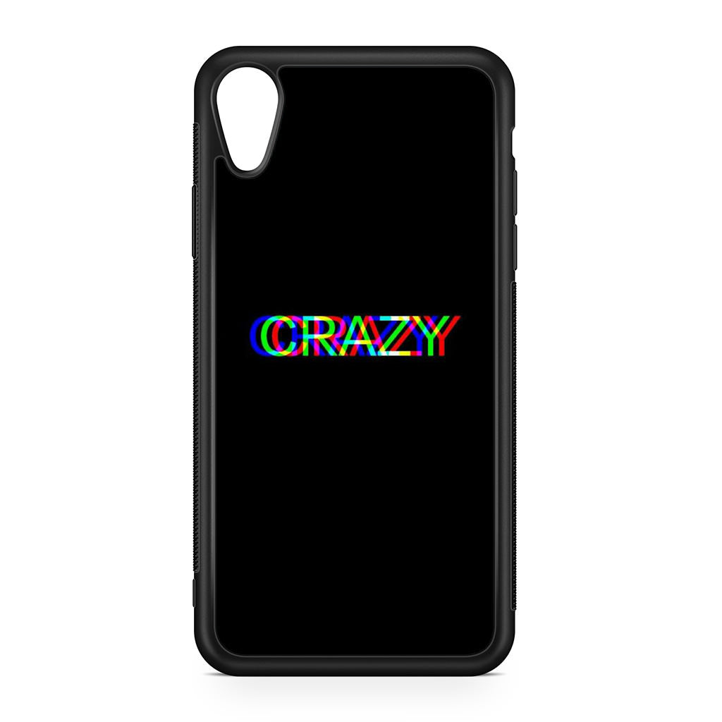 Glitch Crazy iPhone XR Case