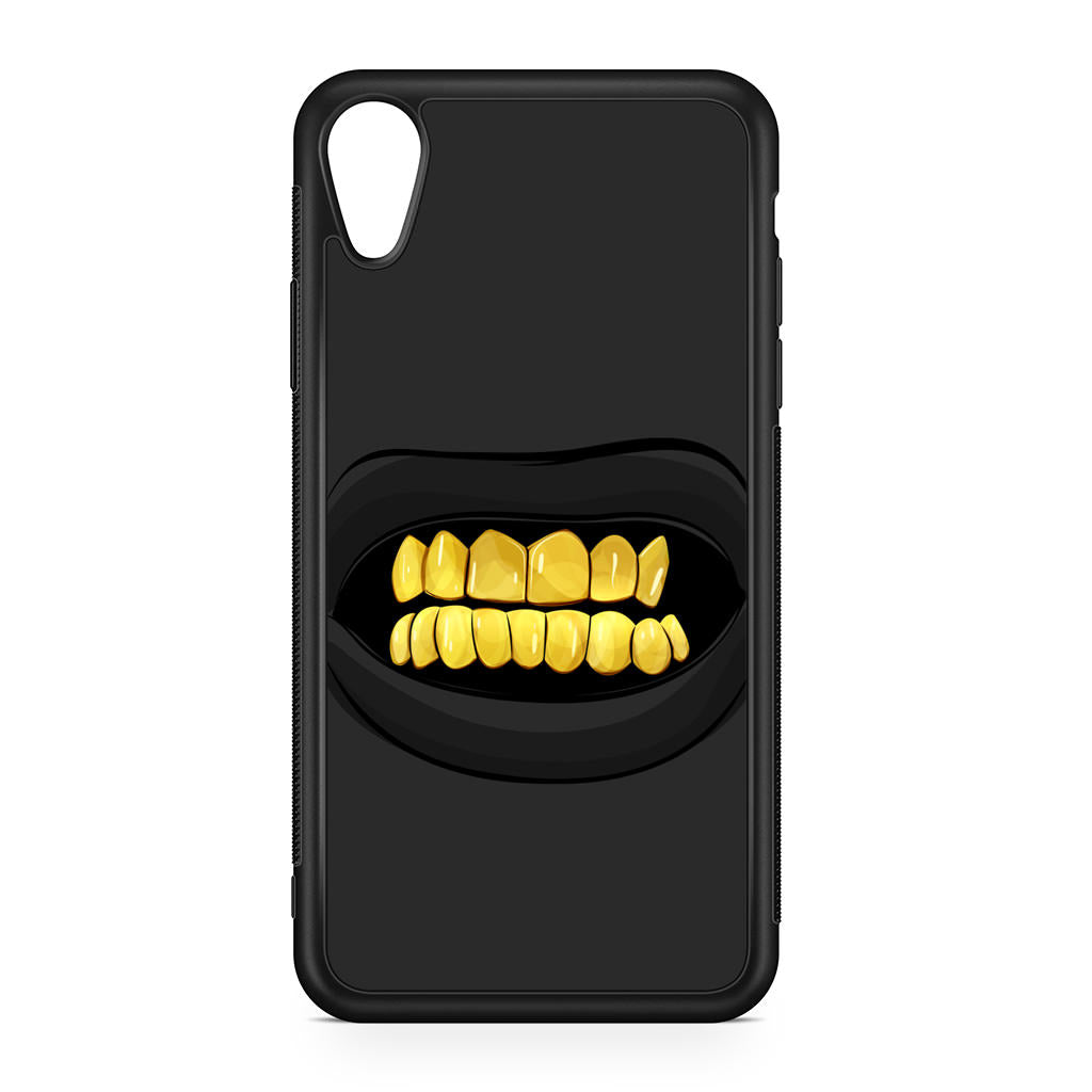 Gold Grillz iPhone XR Case