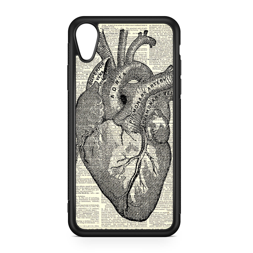 Heart Book Art iPhone XR Case