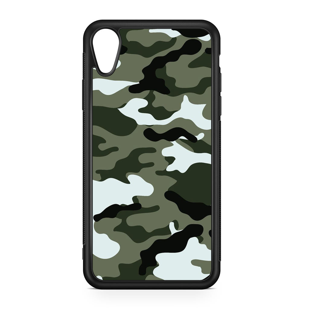 Military Green Camo iPhone XR Case