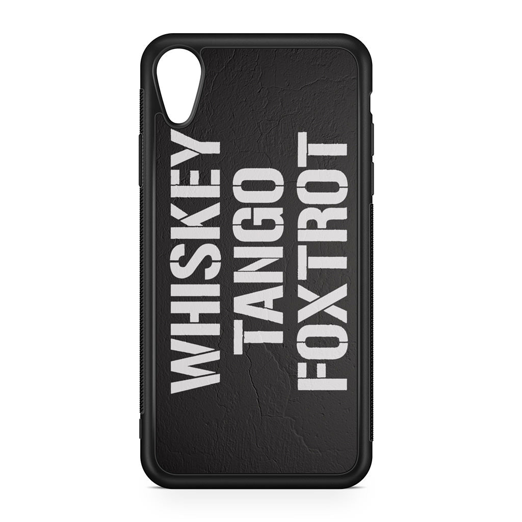 Military Signal Code iPhone XR Case