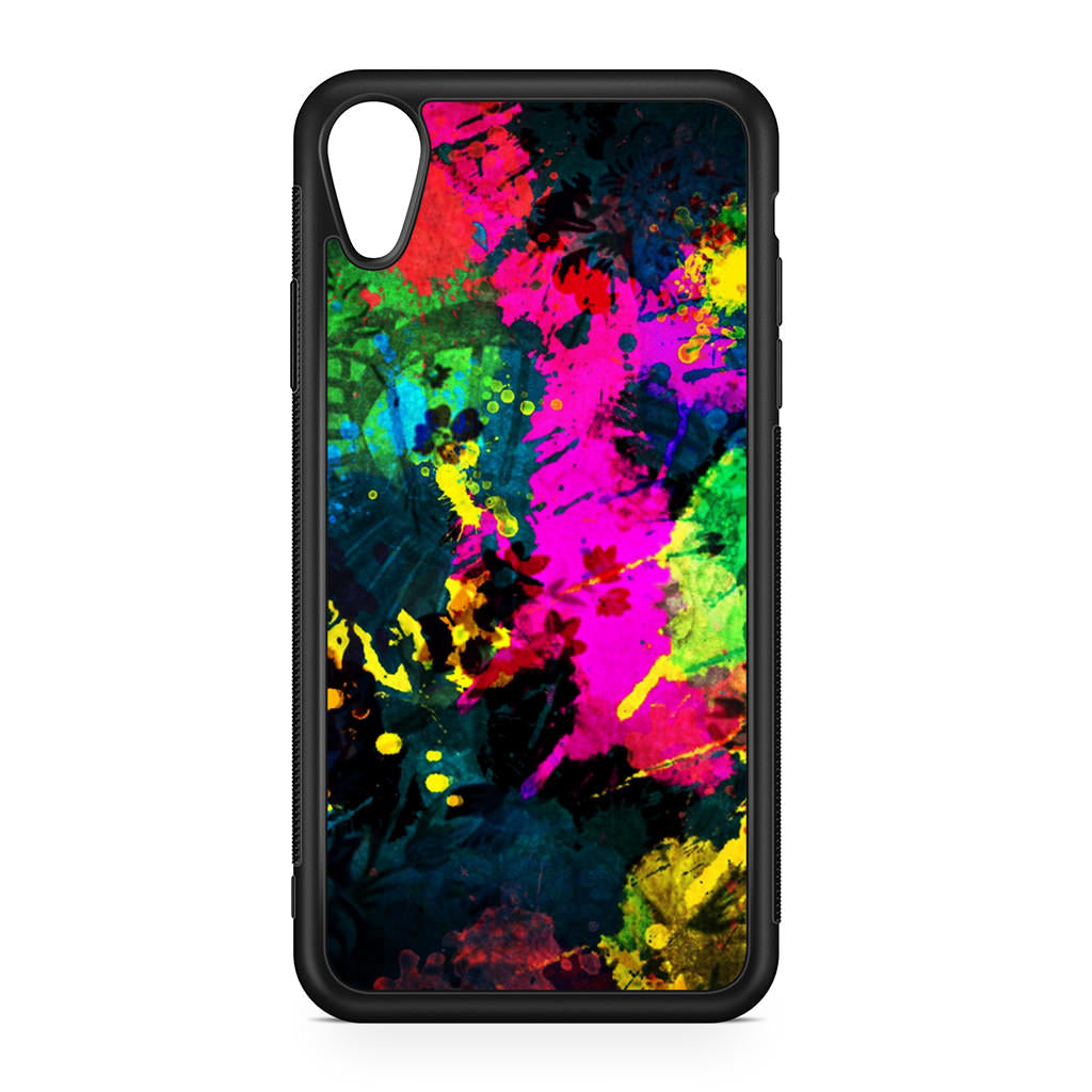 Mixture Colorful Paint iPhone XR Case